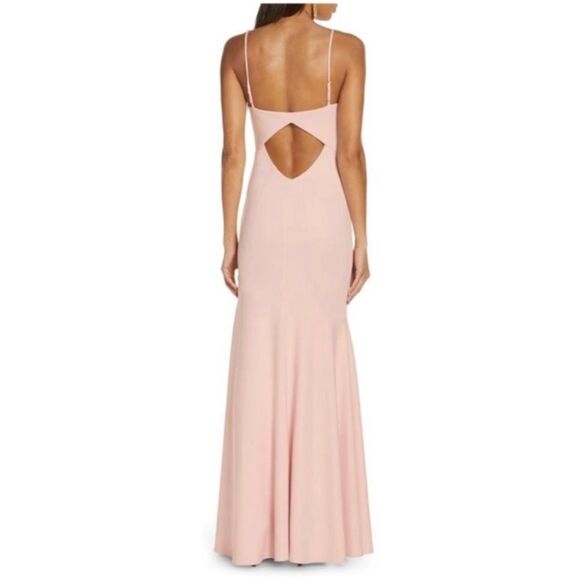 Katie May Smooth Operator V-Neck Trumpet Gown - Picture 2 of 12